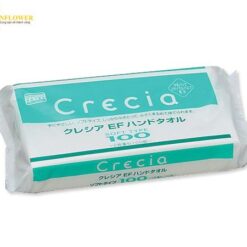 Khăn tay mềm Crecia EF (2 lớp, 218 x 230mm, 100 cái/ túi) NIPPON PAPER CRECIA 37018B