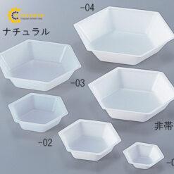 Khay cân lục giác (PS (polystyrene), 150mL, 1000pcs) AS ONE 1-5841-03