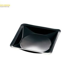 Khay cân màu đen không tích điện (PS (polystyrene), 140 x 140 x 22mm, 500pcs) AS ONE 3-6027-09 HS1423CC