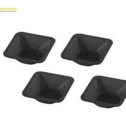 Khay cân màu đen tự nhiên (PS (polystyrene), 85 x 85 x 24mm, 500pcs) AS ONE 3-6026-08 HS1423B