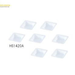 Khay cân màu trắng (PS (polystyrene), 46 x 46 x 8mm, 500pcs) AS ONE 3-6027-01 HS1420AA