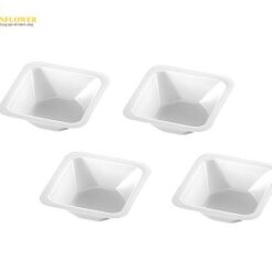 Khay cân màu trắng (PS (polystyrene), 85 x 85 x 24mm, 500pcs) AS ONE 3-6027-02 HS1420BB