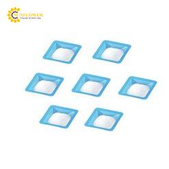 Khay cân màu xanh lam không tích điện (PS (polystyrene), 46 x 46 x 8mm, 500pcs) AS ONE 3-6027-04 HS120222
