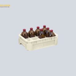 Khay đựng hóa chất (màu vàng, PP (polypropylene), 389 x 283 x 125 mm) AS ONE 3-5349-43