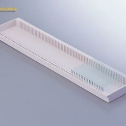 Khay nhựa đựng tấm kính trượt (70 cái, 95 x 419 x 20mm) AS ONE 2-159-02
