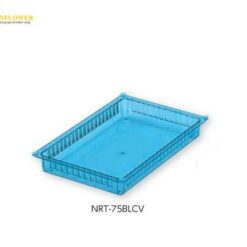 Khay Polycarbonate tiêu chuẩn (màu xanh lam trong suốt, 400 x 85 x 600mm) ALTIA NRT-75BLCV