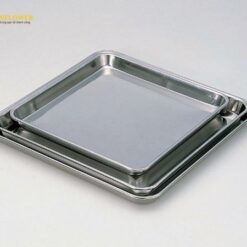 Khay thép không gỉ hình vuông 310 x 310 x 25mm AS ONE 5-178-02 K2