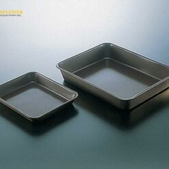 Khay thép không gỉ, phủ Teflon 296 x 231 x 49mm AS ONE 7-202-06