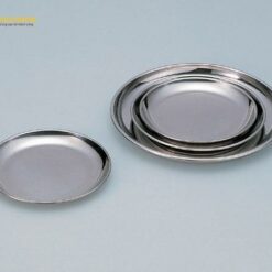 Khay tròn bằng thép không gỉ φ61 x 8mm AS ONE 5-179-07