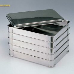 Khay xếp chồng (5 tầng, có nắp, thép không gỉ, 5.0L) AS ONE 5-174-01