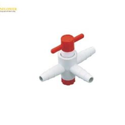 Khóa vòi 3 chiều (PP (polypropylene), PTFE (tetrafluoroethylene), φ9mm) AS ONE 5-5052-03 F30894-0000