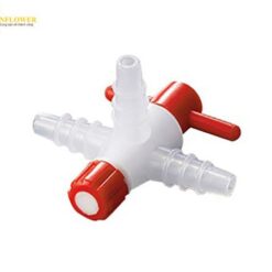 Khóa vòi 3 chiều (PP (polypropylene), PTFE (tetrafluoroethylene), φ6 - 10mm) AS ONE 3-6467-02