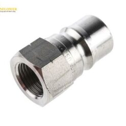Khớp nối nhanh thủy lực (loại nam, thép không gỉ, 1/2 inch) Parker SH4-63-BSPP