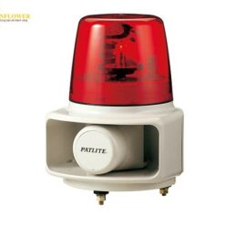 Loa còi tích hợp loại đèn quay điện (Màu đỏ, 105dB) KASUGA ELECTRIC WORKS RT-24A-R
