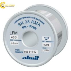 Lõi hàn SR 38 RMA LFM-48-S 2,5% Flux 2,5% 1,0mm 0,5kg Spule/ Reel