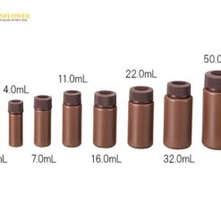Lọ nhựa 4mL màu nâu Maruemu PV-1 (Code: 0103-32)
