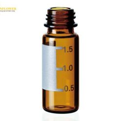 Lọ thủy tinh đựng mẫu Vial SureStop (1.5mL, màu nâu dán nhãn, 100pcs) AS ONE 3-9523-02 11092748