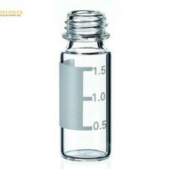Lọ thủy tinh đựng mẫu Vial SureStop (1.5mL, màu trong suốt dán nhãn, 100pcs) AS ONE 3-9523-02 11092747