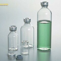 Lọ thủy tinh Vial Bottle (100mL, màu trắng, nắp nhôm, 50 pcs) AS ONE 5-111-08 No.8