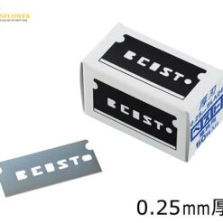 Lưỡi cắt mỏng (thép Carbon, 18.4 x 39.3 x 0.25mm, 50 cái) Kai 750KZ0019
