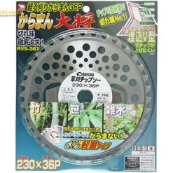 Lưỡi cưa cắt cỏ đầu nhọn (230×230×5mm) Bakuma Industry RVS-36T