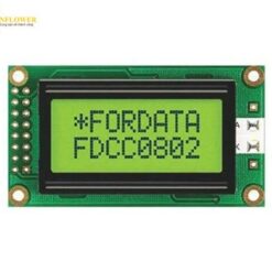 Màn hình LCD chữ và số ( 2 hàng 8 ký tự) Fordata FC0802B00-FHYYBW-51LE
