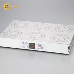 Máy khuấy từ 6 vị trí AS ONE 2-4994-02 HS-6DN, 100 - 1500rpm 50 - 2000 x 6 ml