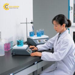 Máy khuấy từ gia nhiệt AS ONE 1-5477-01 DP-1S, 100 - 1500rpm 350oC