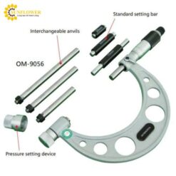 Metrology OM-9054 Outside Micrometer (Interchangeable Anvil)