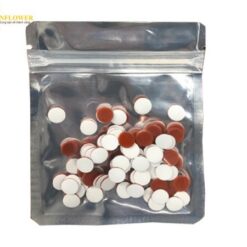 Miếng đệm cao su cho nắp lọ Vial Septum (màu đỏ, 100 cái) AS ONE 2-866-15 91-S
