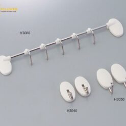 Móc treo nam châm chịu tải 2kg (31 x 65 x 36mm, 2 Pcs) Nitoms H3050