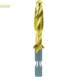 Mũi khoan ren chuôi lục giác (Lớp phủ TIN M10 x 1.5, trục vít 15mm x 6H) RUKO 270019T