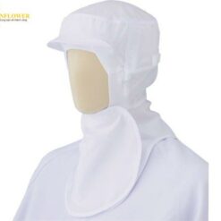Mũ trùm đầu không bụi (loại phù hợp với khuôn mặt, Màu trắng, Polyester 65%) MIDORI ANZEN SH15W