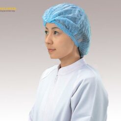 Mũ trùm đầu (màu xanh lam, PP (Polypropylene), 1 túi (50 cái) x 20 túi) AS ONE 8-5658-51