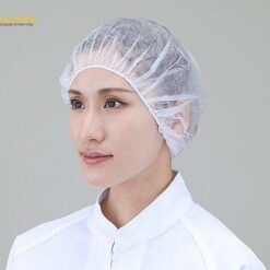 Mũ y tá màu trắng (PP (polypropylene) Spanbond, 1 hộp (100 cái)) AS ONE 6-8648-01