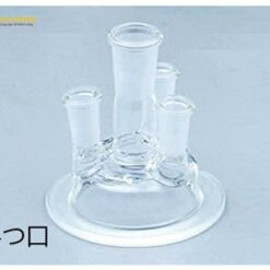 Nắp bình thủy tinh 4 cổ φ75mm Borosilicate glass -1 AS ONE 6-741-18