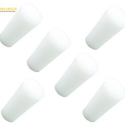 Nắp cắm Silicone dài (màu trắng, 12 x 8 x 22mm, 100 cái) ARAM 7 white