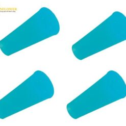 Nắp cắm Silicone dài (màu xanh lá cây, 10 x 6 x 21mm, 100 cái) ARAM 6 green