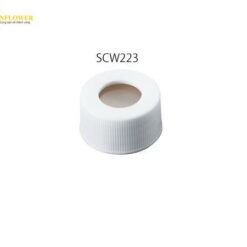 Nắp có lỗ (φ24mm, màu trắng, vách ngăn 3mm, 100 pcs) AS ONE 4-617-01 SCW223