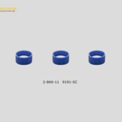 Nắp nhựa màu xanh lam 100 cái AS ONE 2-866-11 9191-SC