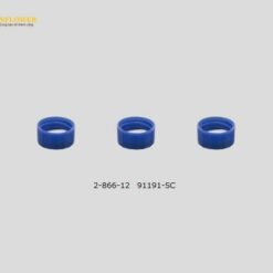 Nắp nhựa màu xanh lam 100 cái AS ONE 2-866-12 91191-SC