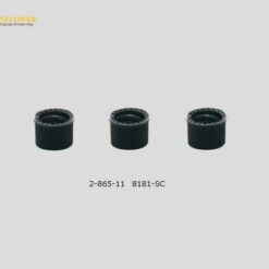 Nắp nhựa PP màu đen 100 pcs AS ONE 2-865-11 8181-SC
