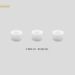 Nắp nhựa PP màu trắng (có khe, 100 pcs) AS ONE 2-865-14 81183-SC