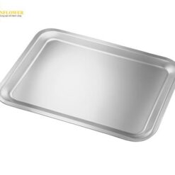 Nắp thép không gỉ (cho khay vuông, cạnh phẳng, 223 x 182mm) AS ONE 1-2393-11 621726