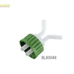Nắp vặn chai 2 cổng (cho ống mềm và GL45, ống bên trong 8 - 10mm) ISIS BL80048