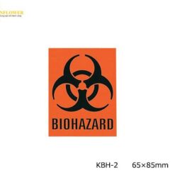 Nhãn dán Biohazard (65 x 85mm, 1 pack (6 labels/sheet x 10 sheets)) ISIS KBH-2