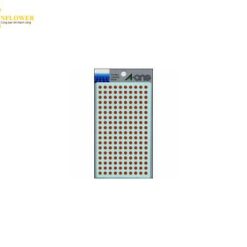 Nhãn màu nâu 5mm A-one 7067