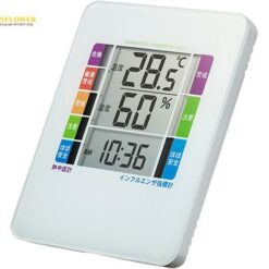 Nhiệt kế kỹ thuật số có chức năng cài đặt còi cảnh báo (-9.9 - 50,0oC, 20-90%RH) SANWA SUPPLY CHE-TPHU2WN
