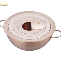 Nồi gia nhiệt bằng đồng φ150mm AS ONE 1-1516-01