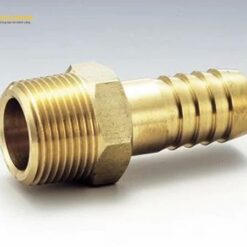 Núm nối ống bằng đồng thau 1/8×9 Flobal GHN(R)-0109